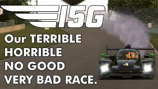 "Our terrible, horrible, no good, very bad race." | Team I5G