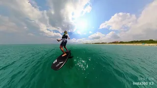 E-foiling at Spanish River, Boca Raton