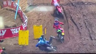 Haiden Deegan Crash 250 Moto 1 Fox Raceway 2023