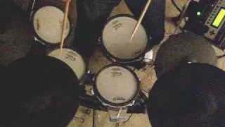 drumming an absurd time signature (5+5+5+2)