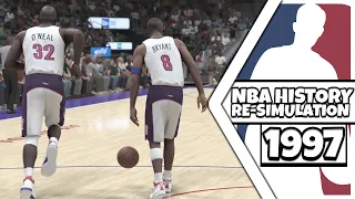 I Reset The NBA to 1997 and Re-Simulated NBA HISTORY!