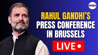 Rahul Gandhi LIVE from Belgium, Europe | "Institutions Under Attack" | G20 Summit in India