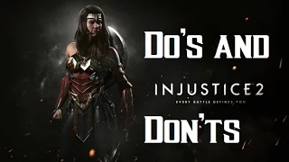 Injustice 2 Tutorial - Top 5 Do's and Don'ts of Playing Online!