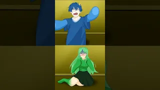 Transformation BLUE vs GREEN (Rainbow friends)