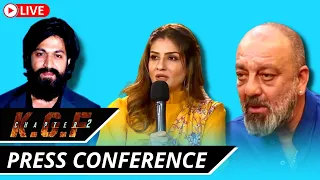 KGF 2: Press Meet (UNCUT) | Rocking Star Yash, Sanjay Dutt, Raveena Tandon