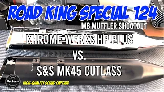 Road King Special - 124 M8 muffler shootout: Khrome Werks vs. S&S Cycles #khromewerks #sscycle