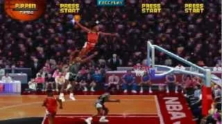 NBA Jam TE ARCADE 1080P HD PLAYTHROUGH - CHICAGO BULLS VS SAN ANTONIO SPURS