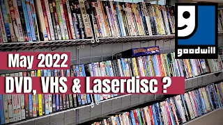 DVDs, VHS & Laserdisc? (Goodwill Finds - May 2022)