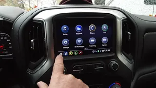 2020 Silverado how to change display