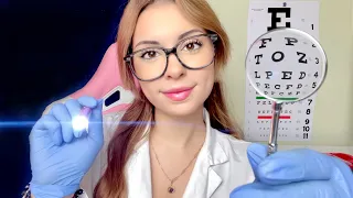 ASMR VITE Examen de la VUE Verre 1 OU 2 Médecin Roleplay pour la Détente, Examen RP Médical Yeux