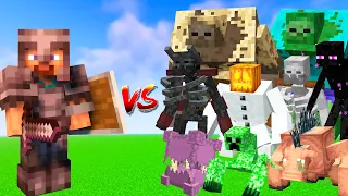 STEVE in NETHERITE ARMOR vs ALL MUTANTS MOBS | ARMORED STEVE vs MUTANTS - Minecraft Mob Battle 1.20