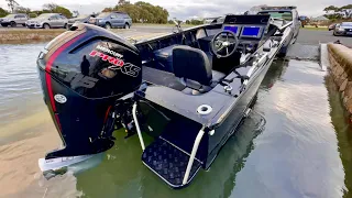 NEW MERCURY 115 PRO XS on my 4.9m dinghy!