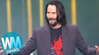 ¡Top 10 Veces que Keanu Reeves ROMPIÓ el Internet!