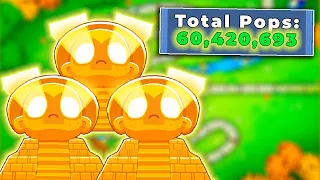 I popped over 60,420,693 balloons using GODS in BTD6