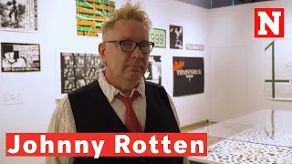 The Sex Pistols' Johnny Rotten Walks Through A History Of Punk Graphics