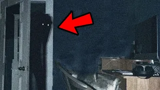 10 SCARY GHOSTS Hiding in People's HOUSES!