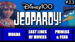 Disney Jeopardy • Test Your Knowledge • 7/16/23