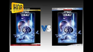 ▶ Comparison of Star Wars: Episode I - The Phantom Menace 4K (2K DI) HDR10 vs Regular Version