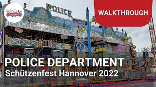 NEU: Größtes mobiles Funhouse der Welt! POLICE DEPARTMENT - Schützenfest Hannover 2022 Walkthrough