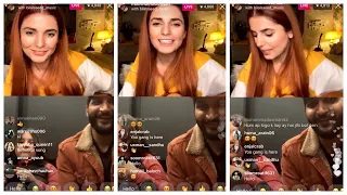 Momina mustehsan and bilal saeed live singing baari 2 song on Instagram | baari 2