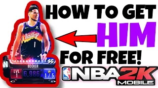 HOW TO GET ONYX PLAYOFF DEVIN BOOKER FOR FREE! | NBA 2K Mobile Season 4