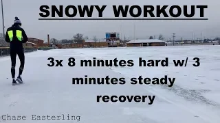 Running Workout Video! / 3x 8 Minutes Hard with 3 Minutes Recovery!