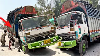 When 20 Ton weight completely Damaged the frame of Hino truck in the middle of the road |part1