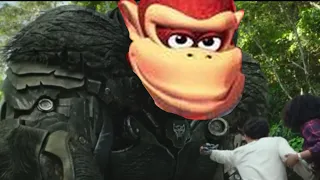 “YO DONKEY KONG STAY AWAY FROM MY FRIENDS”