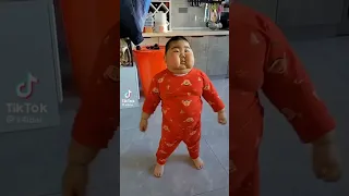 Fat baby's daily workout, what happens next, is shocking!