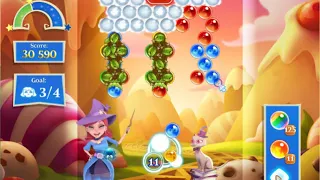 Bubble Witch 2 Saga Level 2106 with no booster & 5 bubbles left