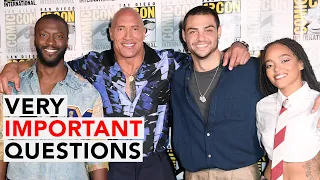 Dwayne "The Rock" Johnson reveals how 'Black Adam' ends and answers other Very Important Questions