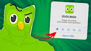 O que ACONTECE se der 1 estrela pro DUOLINGO