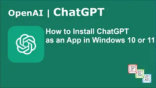 How to Install ChatGpt as an App in Windows 10 or 11