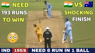 India Vs Australia 2007 MOST SHOCKING FINISH😱, Ind Aus 7th Odi 2007 Full Highlights,Thriller Match🔥