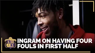 Lakers Post Game: Brandon Ingram Talks Adjusting to Foul Calls From Refs