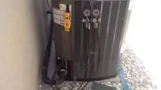 HVAC charging Trane XL 20i