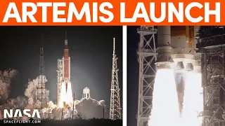 NASA Launches the World's Most Powerful Rocket | Artemis I Highlights