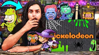 NICKELODEON Sent Me THE CREEPIEST MYSTERY BOX I HAVE EVER OPENED!! THIS BOX WENT SUPER DARK!!