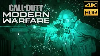 Call Of Duty Modern Warfare 4K HDR 60fps Xbox One X Going Dark Walkthrough Gameplay part #13