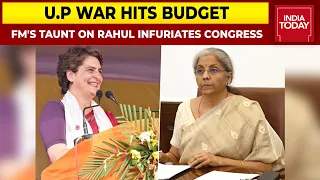 Furore Over Sitharaman's 'U.P Type Answer For Rahul' Jibe, Priyanka Gandhi Calls It An Insult To U.P