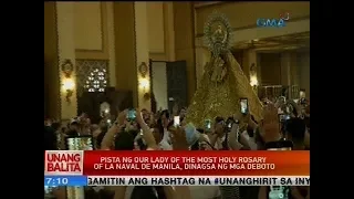Pista ng Our Lady of the Most Holy Rosary of La Naval de Manila, dinagsa ng mga deboto