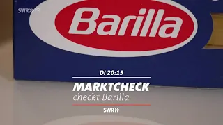 "Marktcheck checkt ... Barilla" im SWR Fernsehen