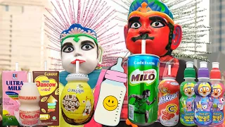 LUCU! ONDEL ONDEL BETAWI MINUM SEMUA SUSU, ONDEL ONDEL LANGSUNG NYANYI LAGU LUCU