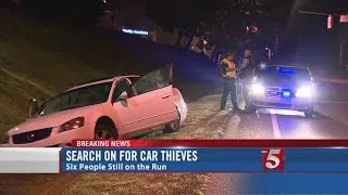 6 Sought After Crashing Stolen Car In South Nashville