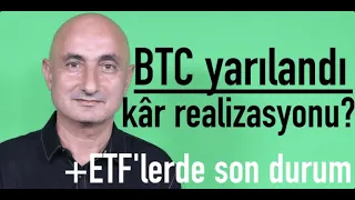 Bitcoin'de yarılanma tamamlandı, kâr realizasyonu kapıda mı?