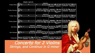 Antonio Vivaldi — Concerto for 2 Violins in G minor, Op. 3 No. 2 (RV 578)