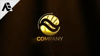 After Effects Tutorial: Cinematic Golden Logo Animation (No-Plugin)