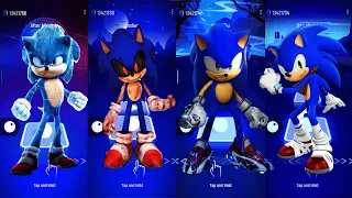 🔵Sonic The Hedgehog VS Sonic exe VS Sonic Prime VS Sonic Boom 🔵Tiles Hop EDM Rush