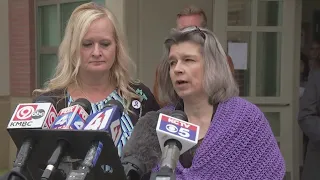 RAW VIDEO: Jamie Runions, Rhonda Beckford speak with media after Yust's sentencing