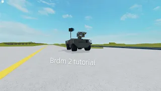 Brdm 2 tutorial plane crazy